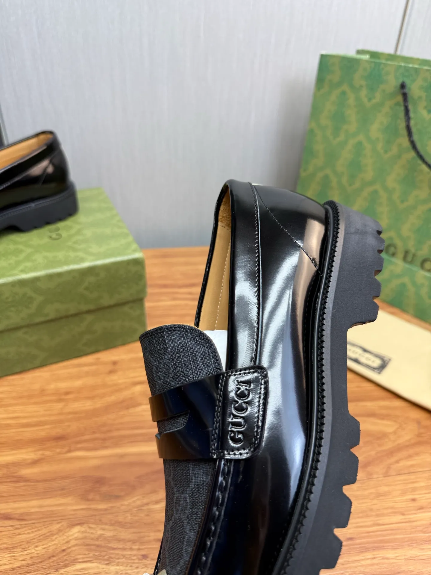 Factory price 580💰 GUCCI. Gucci men's business casual leather shoes, luxurious and noble👞All imported original brand leather materials, just to create a more comfortable wearing experience, upper: original cowhide. Frosted cowhide➕Imported full cowhide, original outsole✔️16-45 (45 non-refundable)